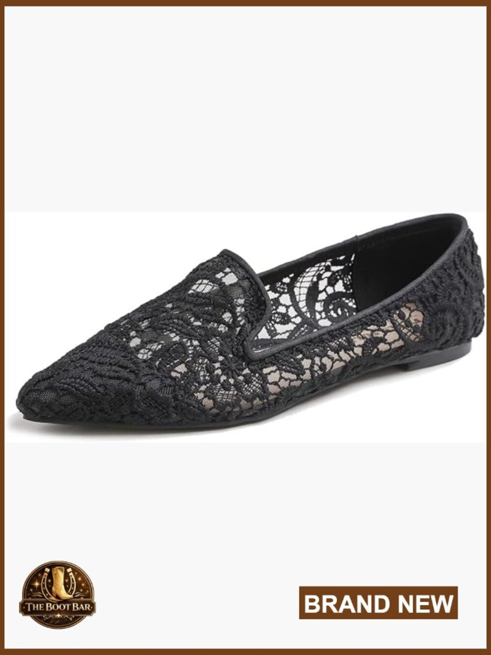 Women's Crochet Mesh Ballet Flats Comfortable Slip On Shoes